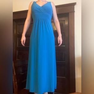 Turquoise Ralph Lauren Long Party Dress